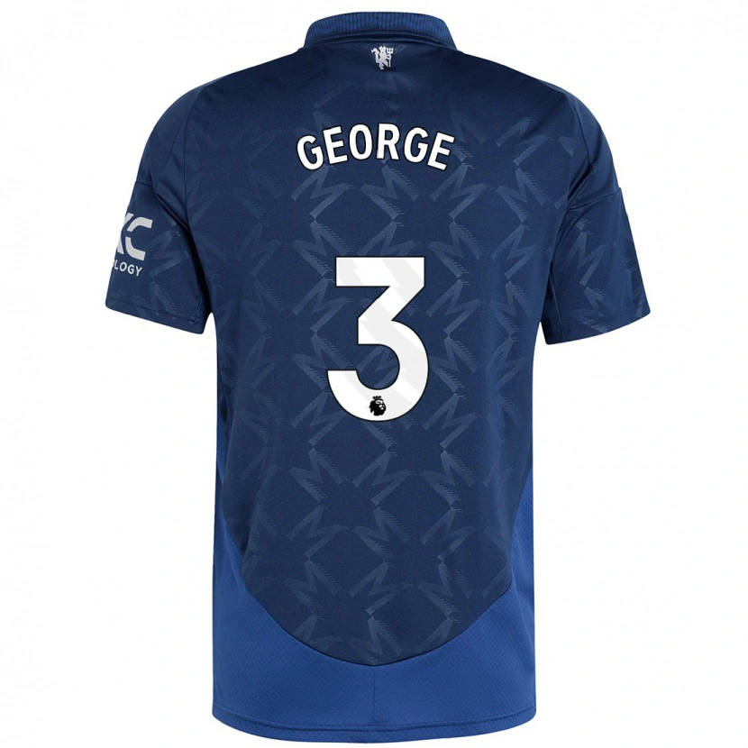 Danxen Femme Maillot Gabby George #3 Indigo Tenues Extérieur 2024/25 T-Shirt