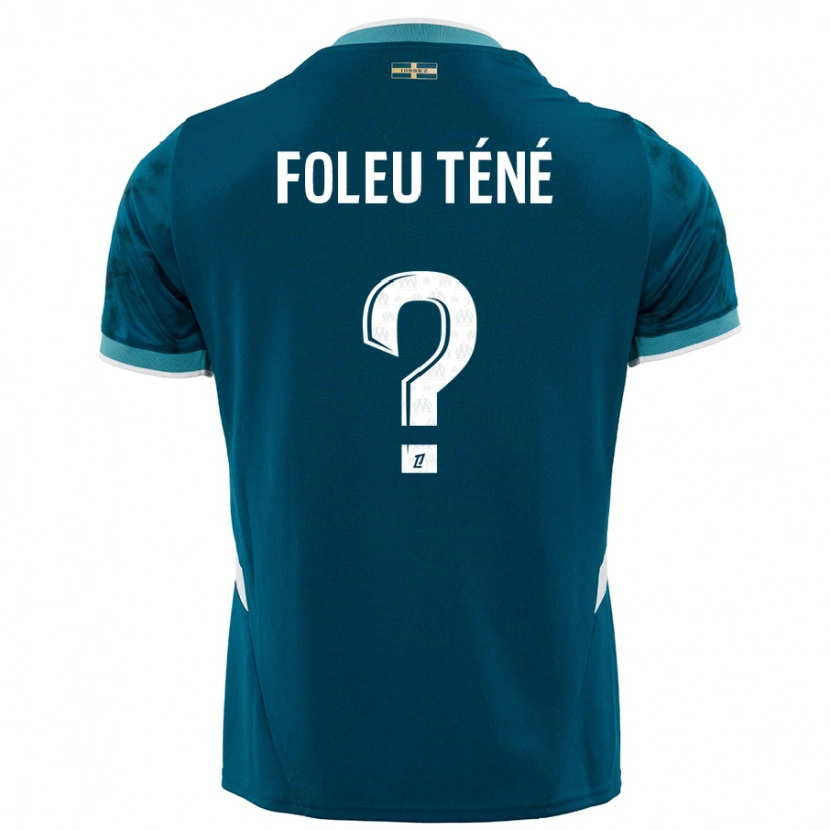 Danxen Femme Maillot Krys Foleu Téné #0 Turquoise Bleu Tenues Extérieur 2024/25 T-Shirt
