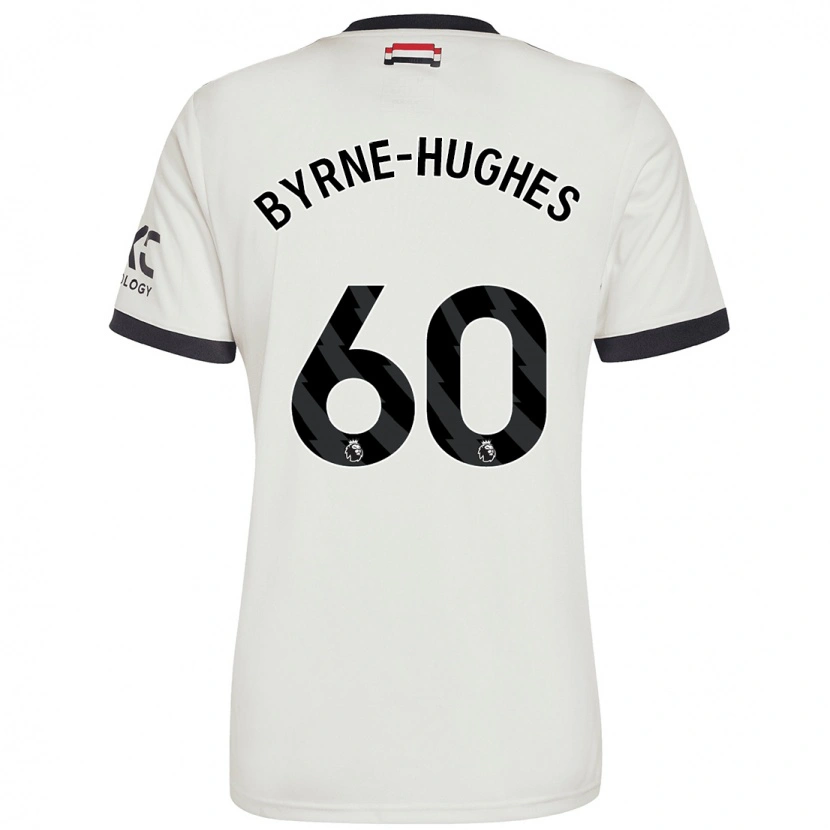 Danxen Femme Maillot Cameron Byrne-Hughes #60 Blanc Cassé Troisieme 2024/25 T-Shirt