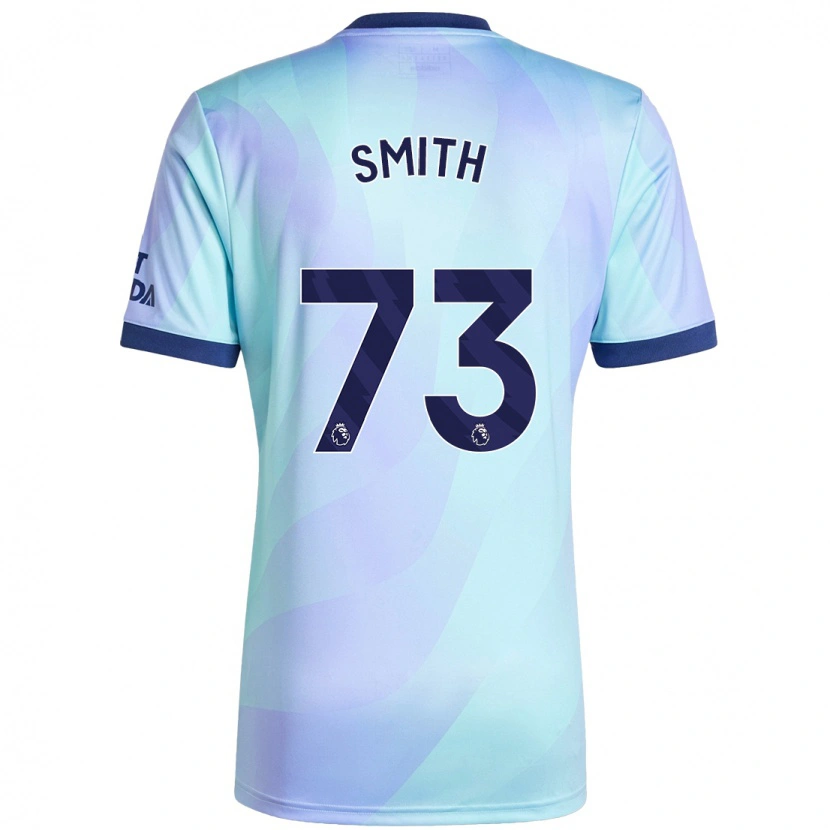 Danxen Femme Maillot Tom Smith #73 Aqua Troisieme 2024/25 T-Shirt