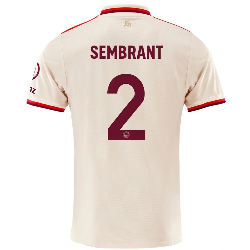 Danxen Femme Maillot Linda Sembrant #2 Lin Troisieme 2024/25 T-Shirt