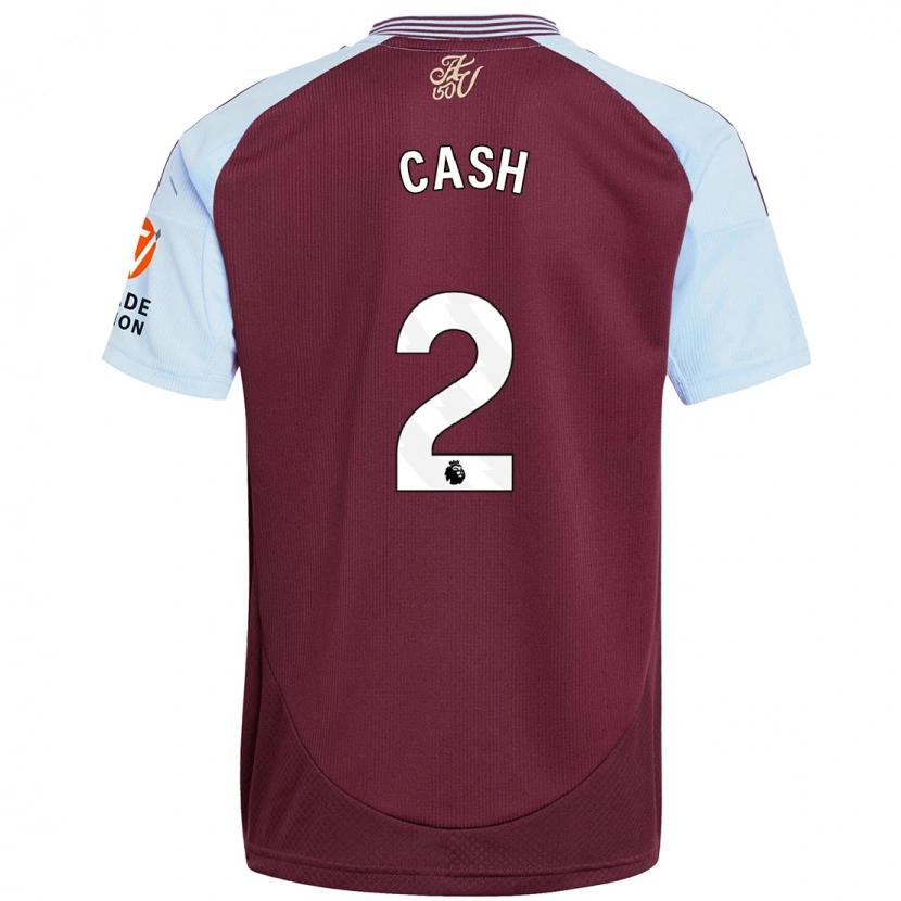 Danxen Enfant Maillot Matty Cash #2 Bordeaux Bleu Ciel Tenues Domicile 2024/25 T-Shirt
