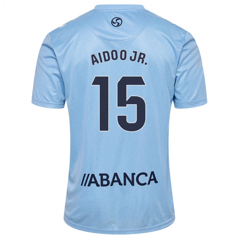 Danxen Enfant Maillot Joseph Aidoo #15 Bleu Ciel Tenues Domicile 2024/25 T-Shirt