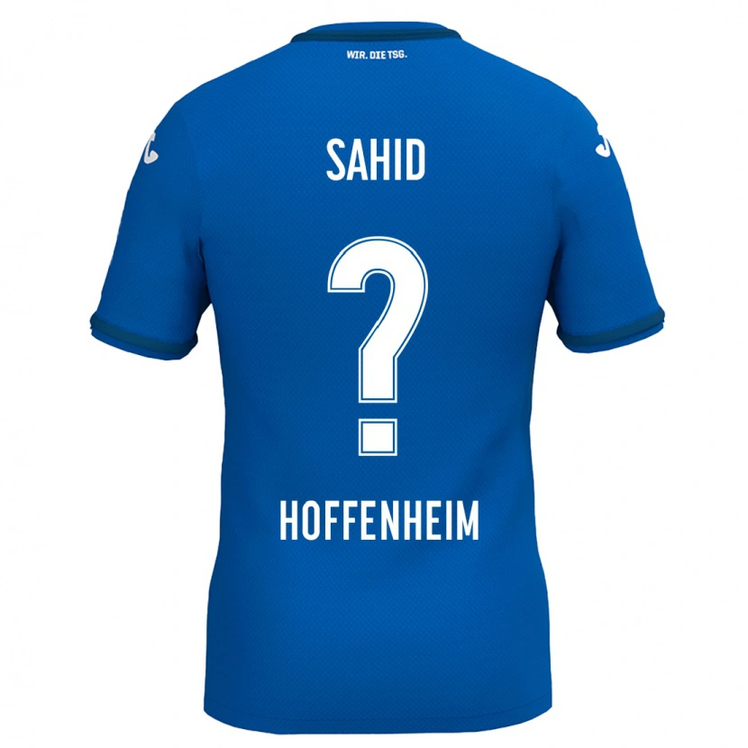 Danxen Enfant Maillot Mohamed Sahid #0 Bleu Royal Tenues Domicile 2024/25 T-Shirt