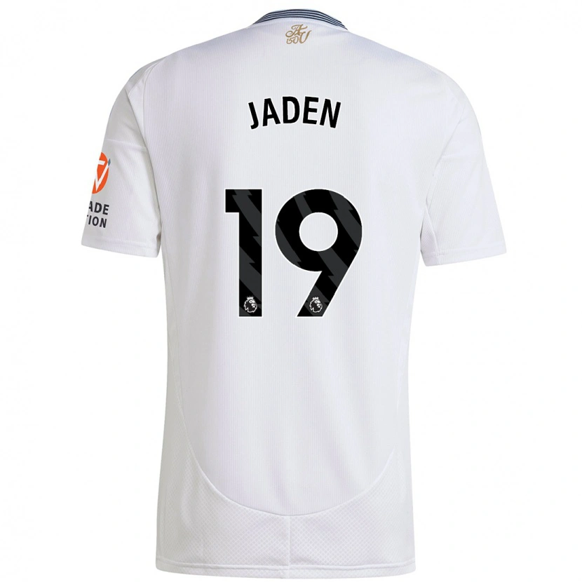 Danxen Enfant Maillot Jaden Philogene #19 Blanc Tenues Extérieur 2024/25 T-Shirt