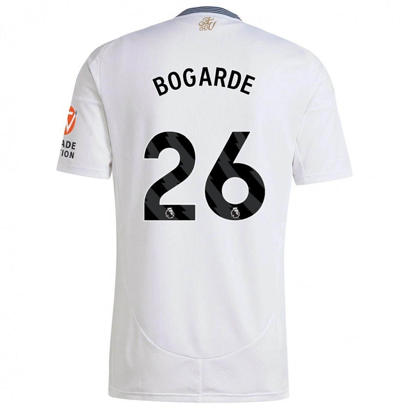 Danxen Enfant Maillot Lamare Bogarde #26 Blanc Tenues Extérieur 2024/25 T-Shirt
