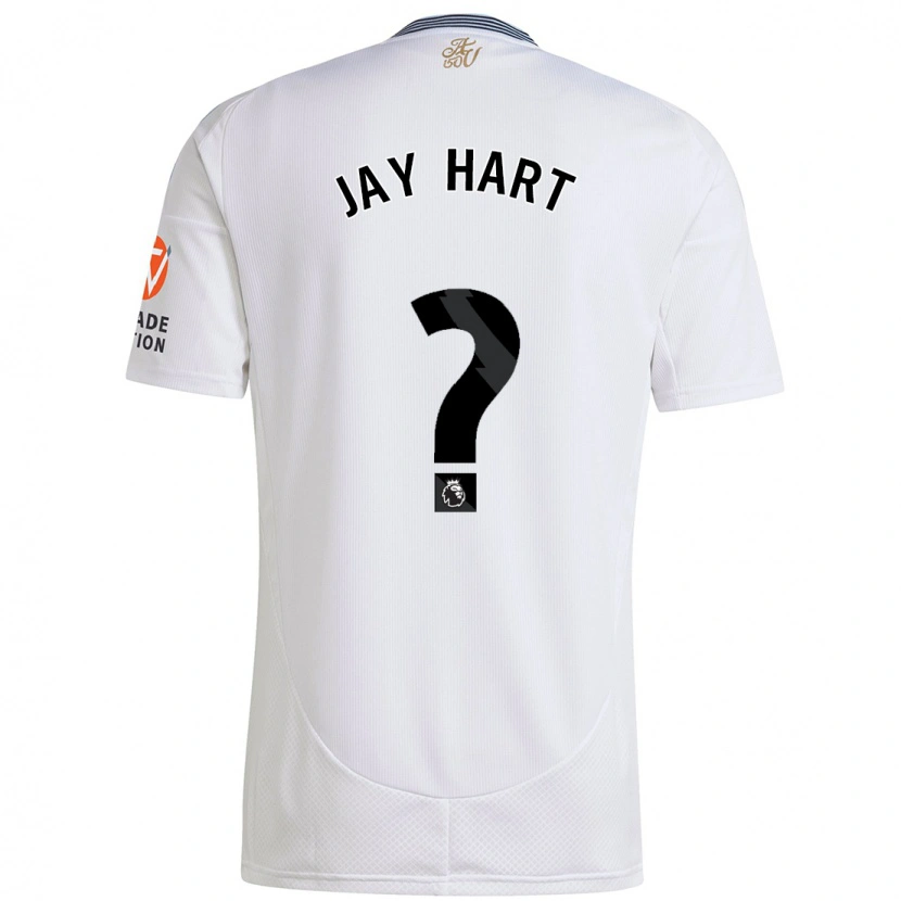 Danxen Enfant Maillot Taylor Jay Hart #0 Blanc Tenues Extérieur 2024/25 T-Shirt