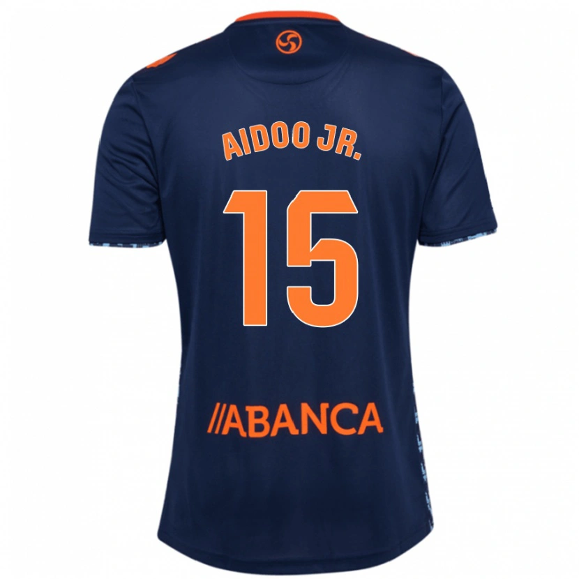 Danxen Enfant Maillot Joseph Aidoo #15 Bleu Marine Tenues Extérieur 2024/25 T-Shirt