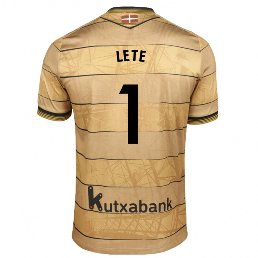 Danxen Enfant Maillot Elene Lete #1 Marron Tenues Extérieur 2024/25 T-Shirt