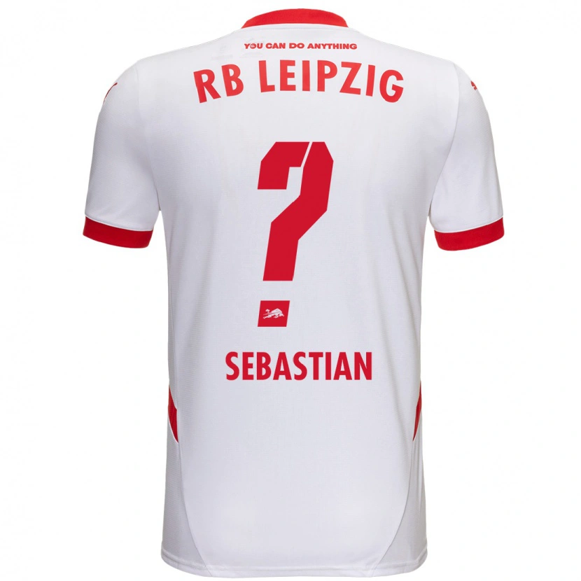Danxen Homme Maillot Jordy Sebastian #0 Blanc Rouge Tenues Domicile 2024/25 T-Shirt