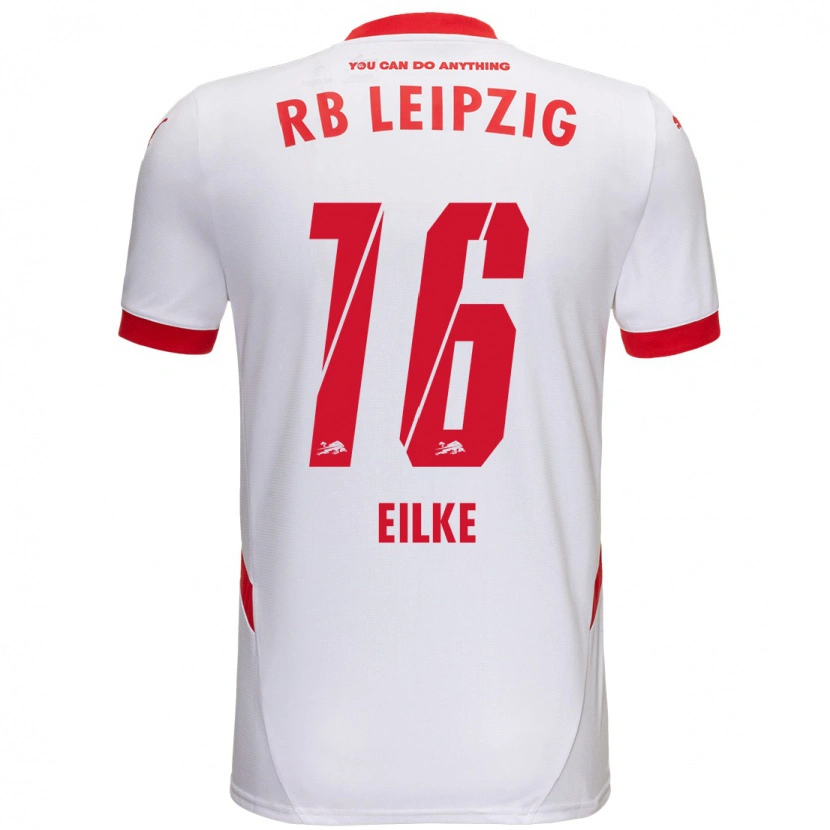 Danxen Homme Maillot Lennox Eilke #16 Blanc Rouge Tenues Domicile 2024/25 T-Shirt