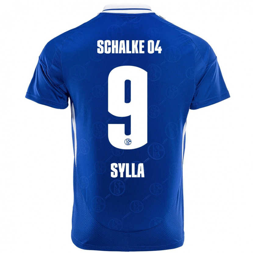 Danxen Homme Maillot Moussa Sylla #9 Bleu Royal Tenues Domicile 2024/25 T-Shirt