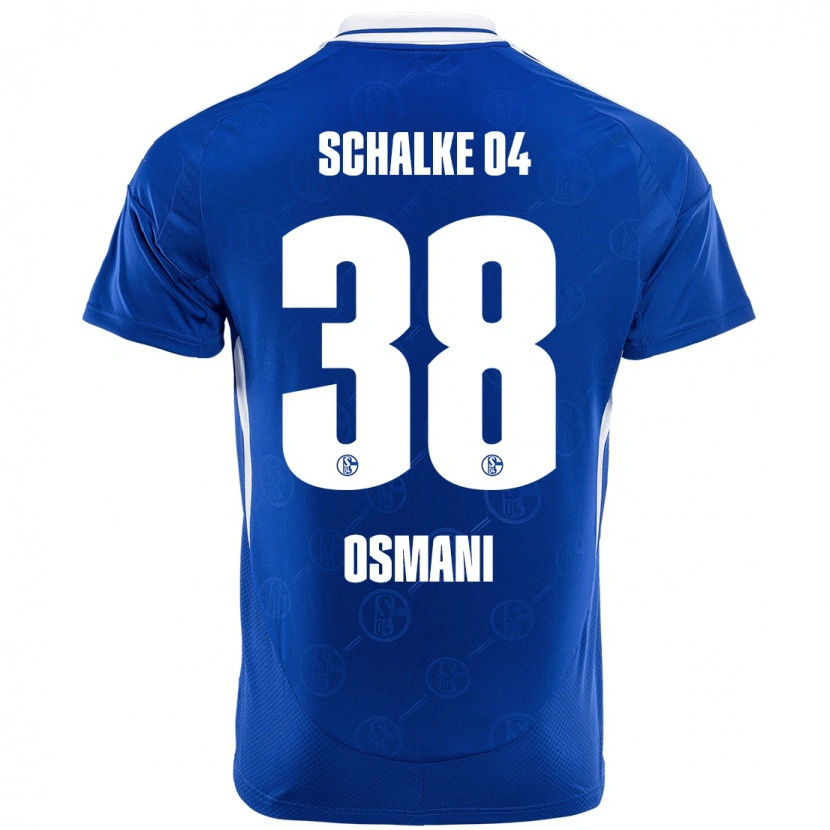 Danxen Homme Maillot Tristan Osmani #38 Bleu Royal Tenues Domicile 2024/25 T-Shirt