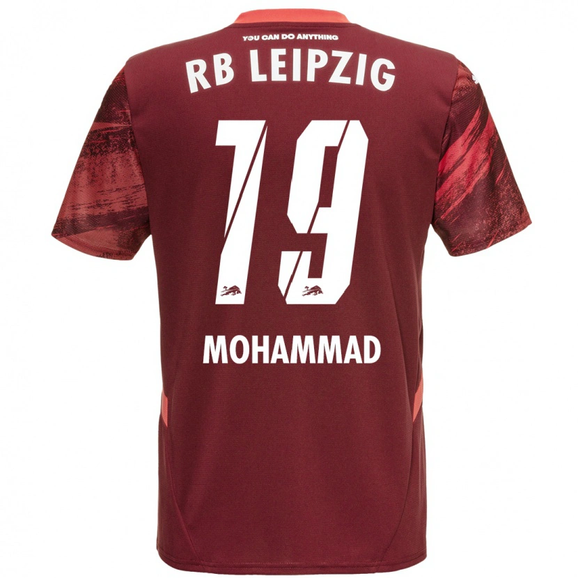 Danxen Homme Maillot Sammy Mohammad #19 Bordeaux Tenues Extérieur 2024/25 T-Shirt