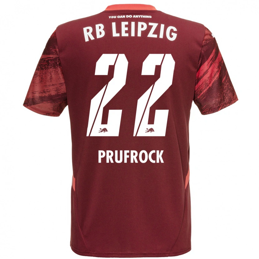 Danxen Homme Maillot Silas Prüfrock #22 Bordeaux Tenues Extérieur 2024/25 T-Shirt