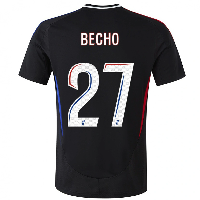 Danxen Homme Maillot Vicki Bècho #27 Noir Tenues Extérieur 2024/25 T-Shirt