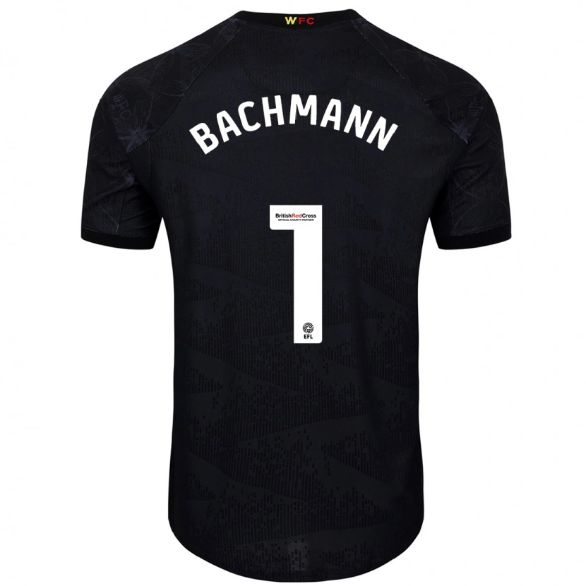 Danxen Homme Maillot Daniel Bachmann #1 Noir Blanc Tenues Extérieur 2024/25 T-Shirt