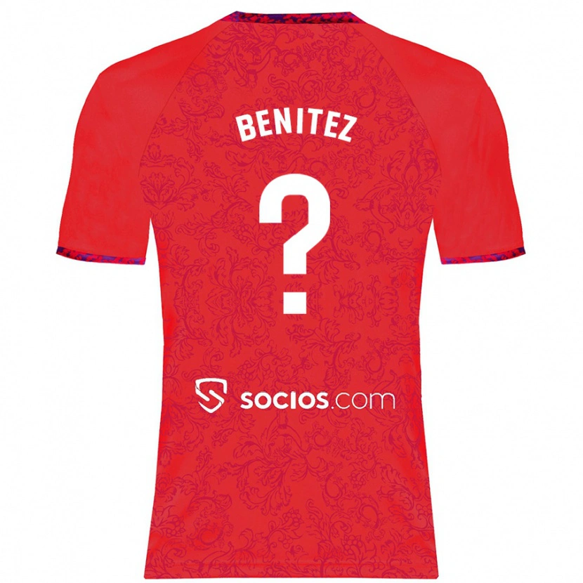 Danxen Homme Maillot Emilio Benítez #0 Rouge Tenues Extérieur 2024/25 T-Shirt