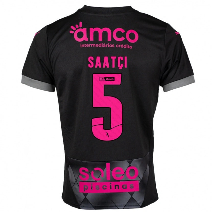 Danxen Homme Maillot Serdar Saatçı #5 Noir Rose Tenues Extérieur 2024/25 T-Shirt