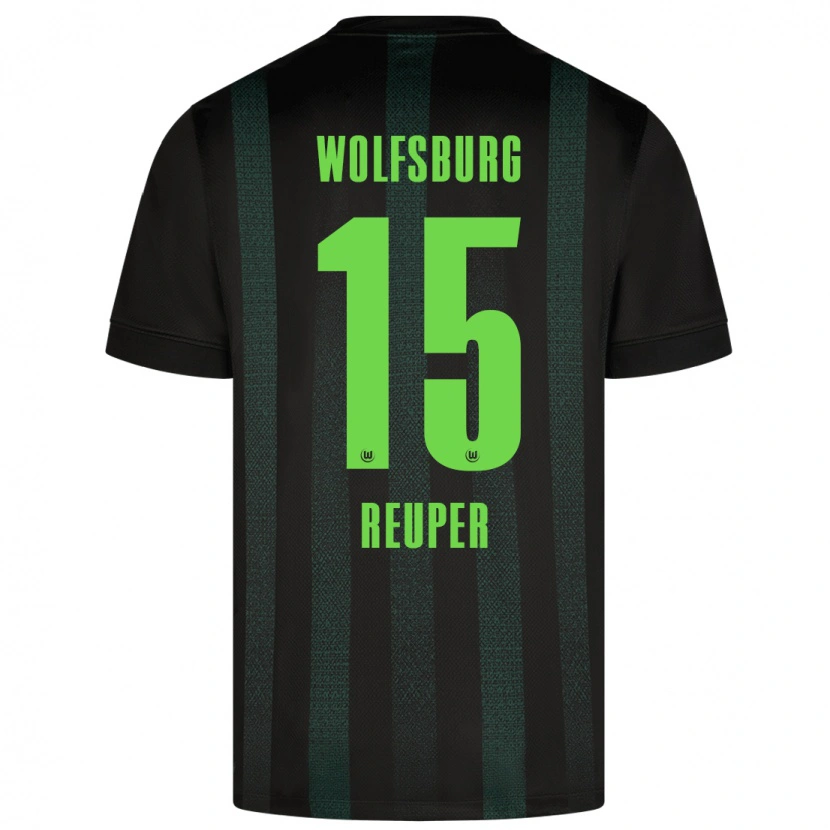 Danxen Homme Maillot Tim Reuper #15 Vert Foncé Tenues Extérieur 2024/25 T-Shirt