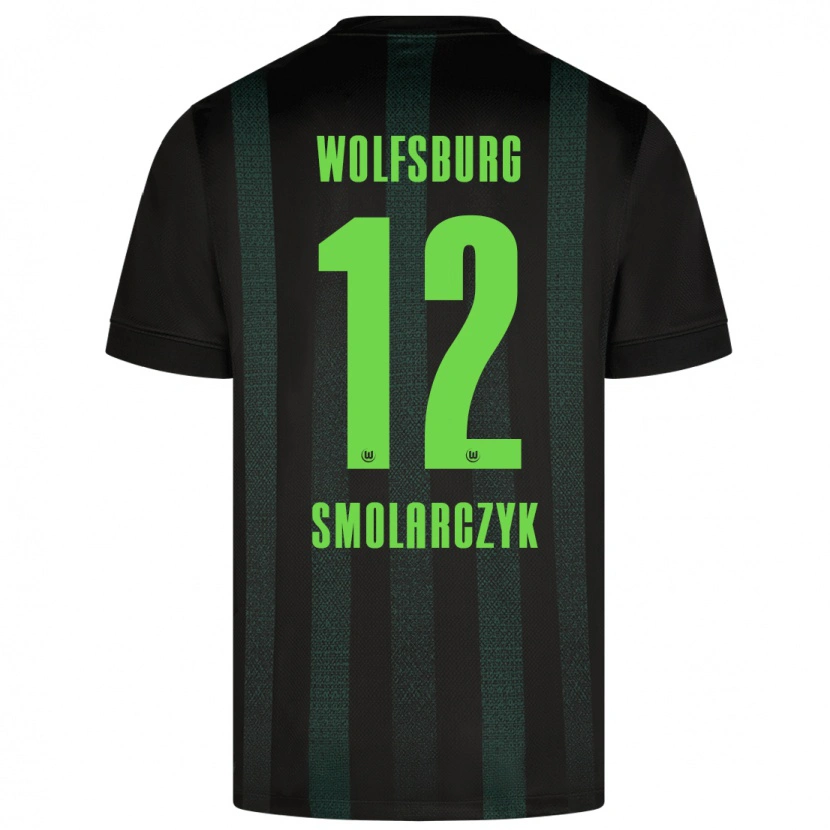 Danxen Homme Maillot Nelly Smolarczyk #12 Vert Foncé Tenues Extérieur 2024/25 T-Shirt
