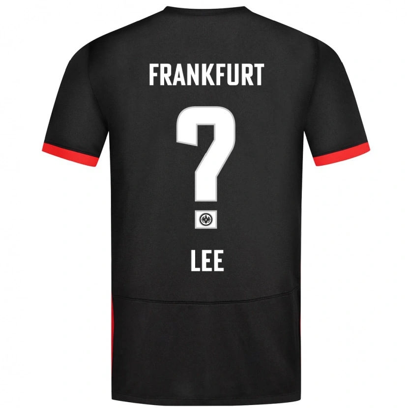 Danxen Homme Maillot Seong-Hyun Lee #0 Noir Tenues Extérieur 2024/25 T-Shirt