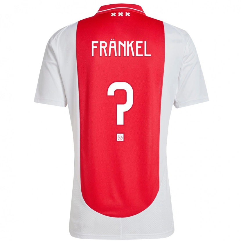Danxen Femme Maillot Leroy Fränkel #0 Rouge Blanc Tenues Domicile 2024/25 T-Shirt