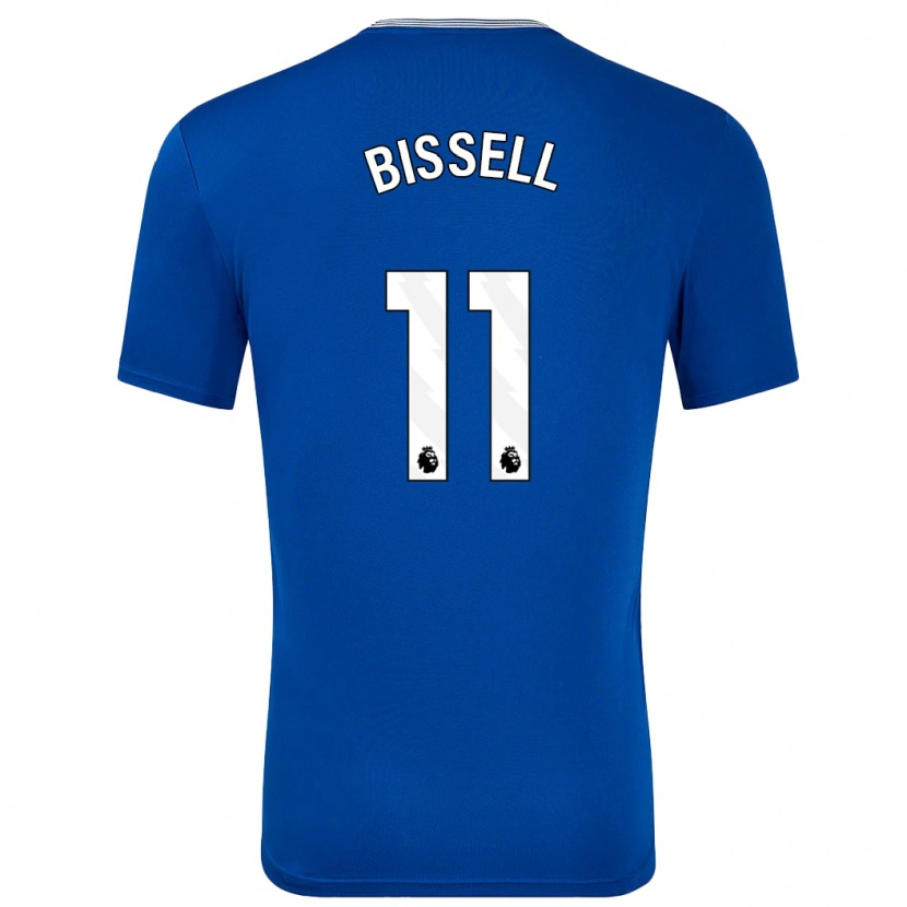 Danxen Femme Maillot Emma Bissell #11 Bleu Avec Tenues Domicile 2024/25 T-Shirt