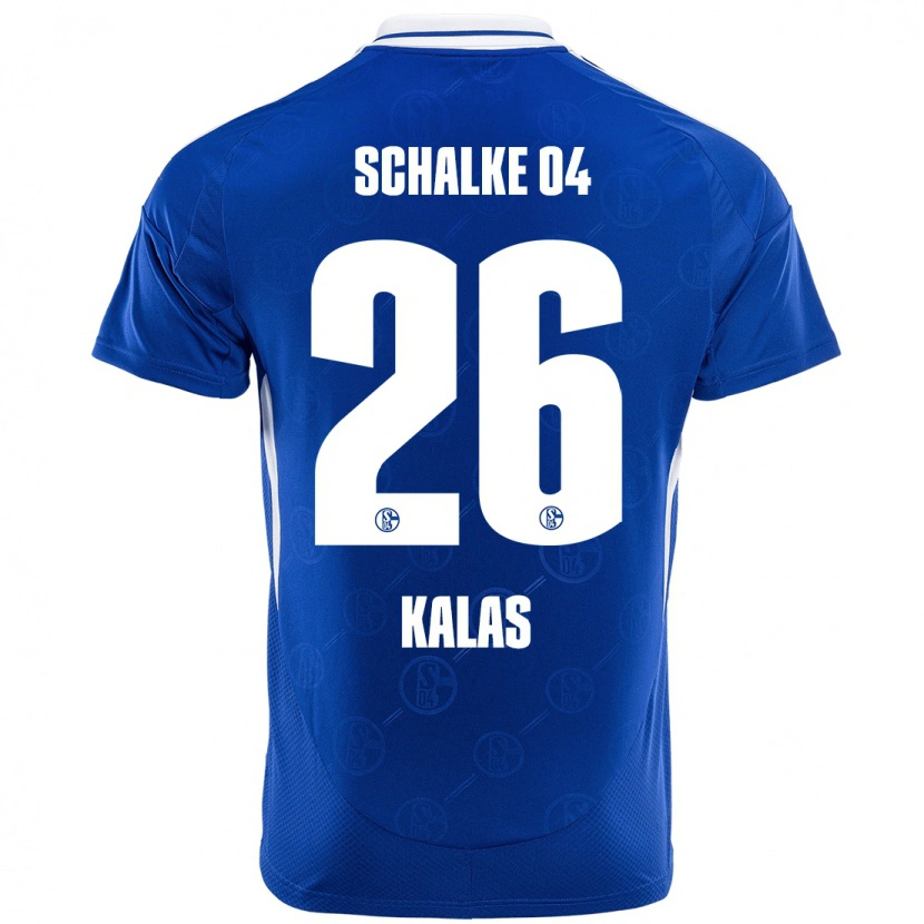 Danxen Femme Maillot Tomas Kalas #26 Bleu Royal Tenues Domicile 2024/25 T-Shirt