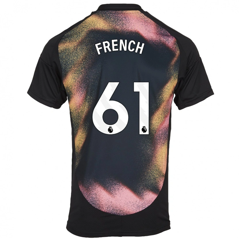 Danxen Femme Maillot Harry French #61 Noir Blanc Tenues Extérieur 2024/25 T-Shirt