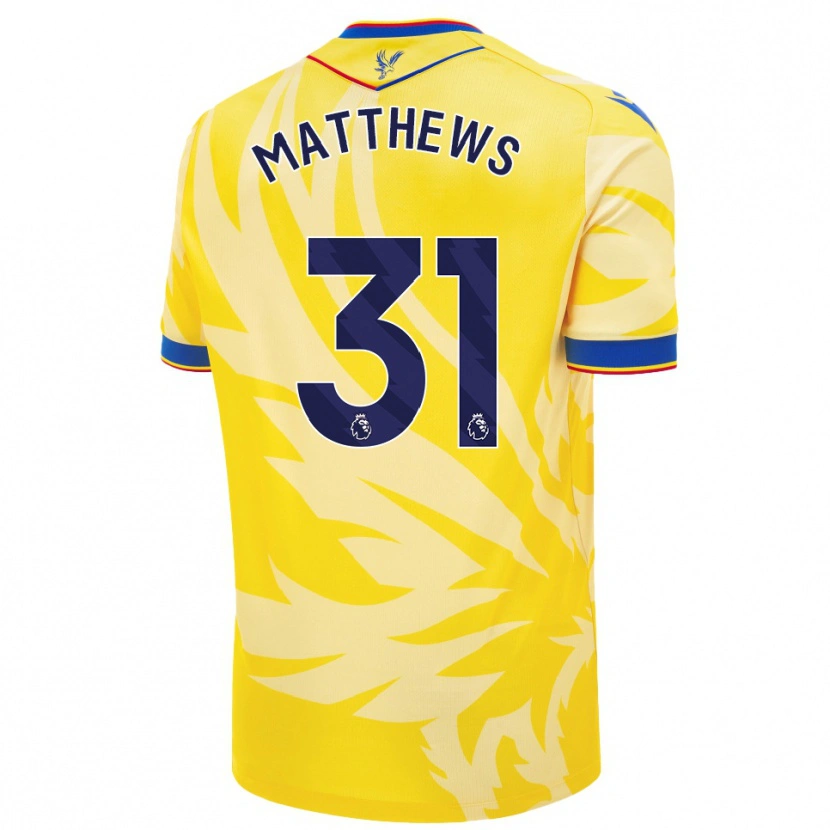 Danxen Femme Maillot Remi Matthews #31 Jaune Tenues Extérieur 2024/25 T-Shirt