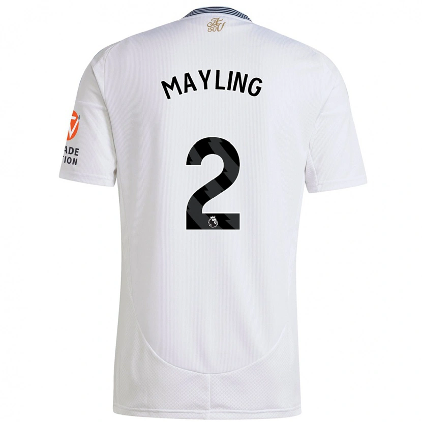 Danxen Femme Maillot Sarah Mayling #2 Blanc Tenues Extérieur 2024/25 T-Shirt