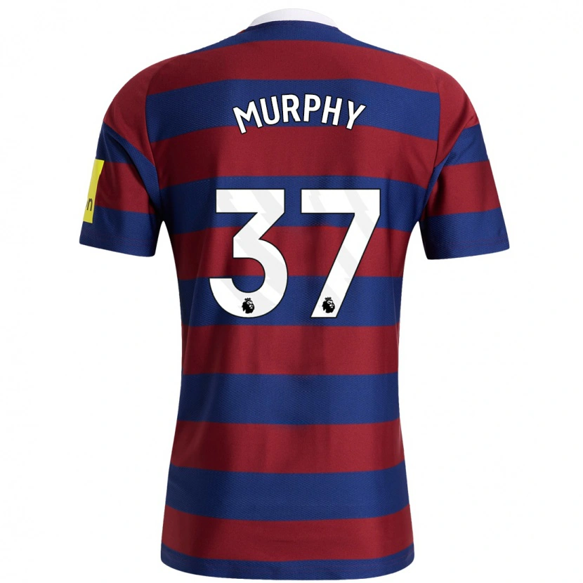 Danxen Femme Maillot Alex Murphy #37 Bordeaux Bleu Marine Tenues Extérieur 2024/25 T-Shirt