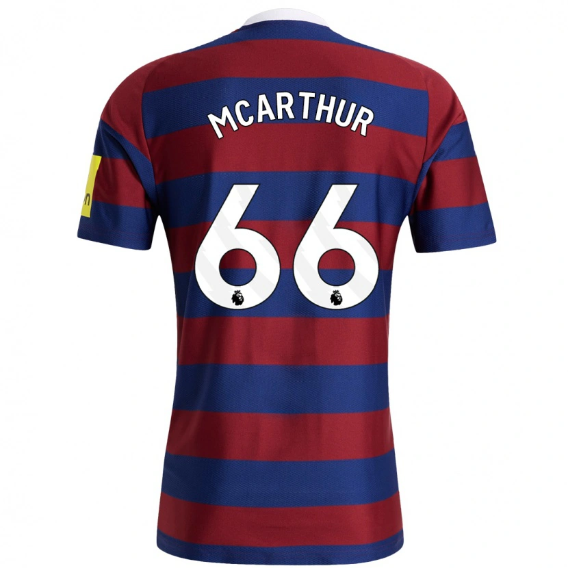Danxen Femme Maillot Charlie Mcarthur #66 Bordeaux Bleu Marine Tenues Extérieur 2024/25 T-Shirt