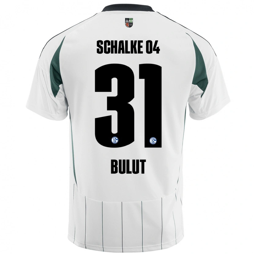 Danxen Femme Maillot Taylan Bulut #31 Blanc Vert Tenues Extérieur 2024/25 T-Shirt