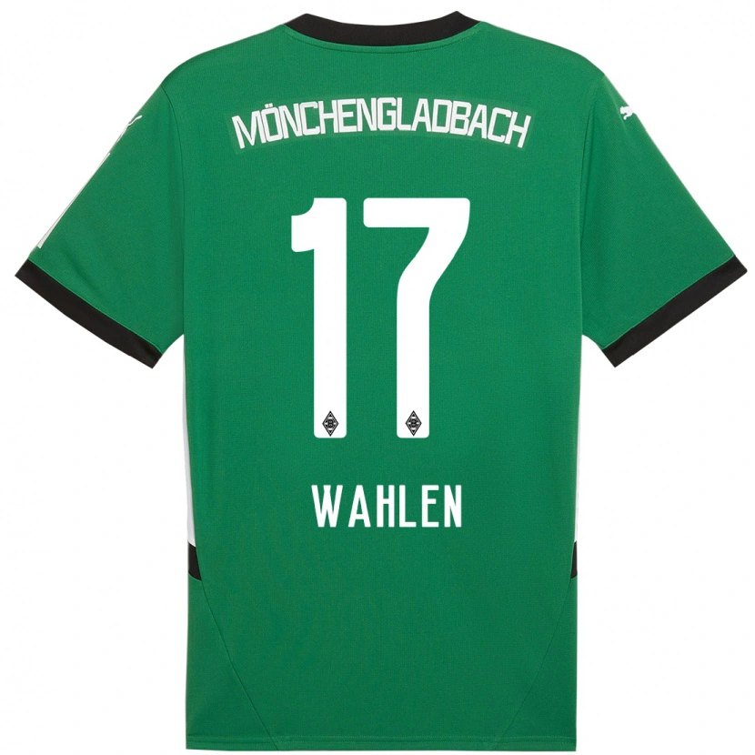 Danxen Femme Maillot Vanessa Wahlen #17 Vert Blanc Tenues Extérieur 2024/25 T-Shirt