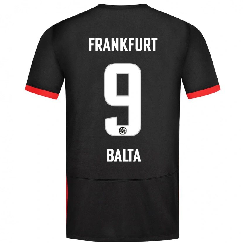 Danxen Femme Maillot Sahin Balta #9 Noir Tenues Extérieur 2024/25 T-Shirt
