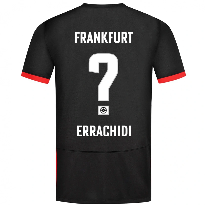 Danxen Femme Maillot Youness Errachidi #0 Noir Tenues Extérieur 2024/25 T-Shirt