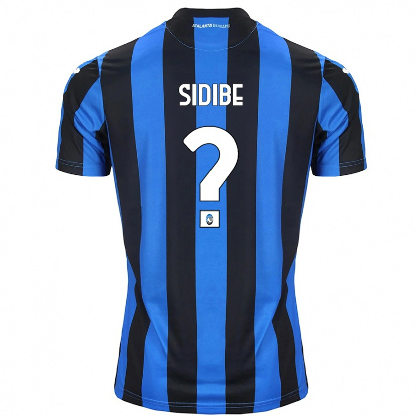 Danxen Enfant Maillot Alassane Sidibe #0 Bleu Noir Tenues Domicile 2024/25 T-Shirt