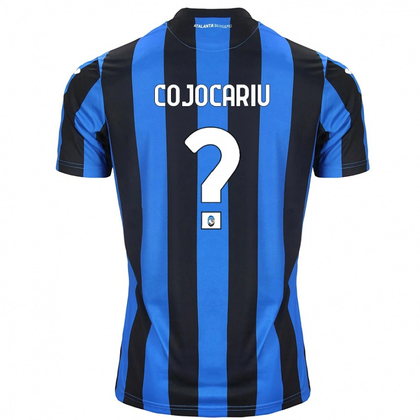 Danxen Enfant Maillot Raul Cojocariu #0 Bleu Noir Tenues Domicile 2024/25 T-Shirt
