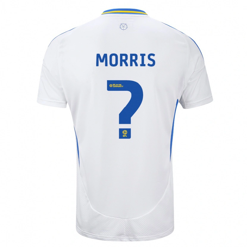 Danxen Enfant Maillot Jack Morris #0 Blanc Bleu Tenues Domicile 2024/25 T-Shirt