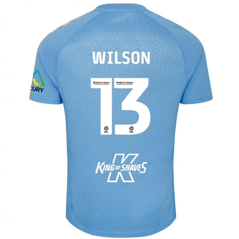 Danxen Enfant Maillot Ben Wilson #13 Bleu Blanc Tenues Domicile 2024/25 T-Shirt