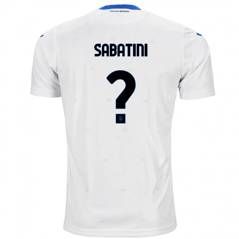 Danxen Enfant Maillot Carlo Sabatini #0 Blanc Tenues Extérieur 2024/25 T-Shirt