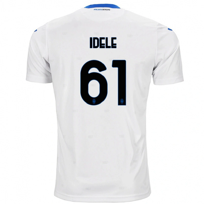 Danxen Enfant Maillot Javison Idele #61 Blanc Tenues Extérieur 2024/25 T-Shirt