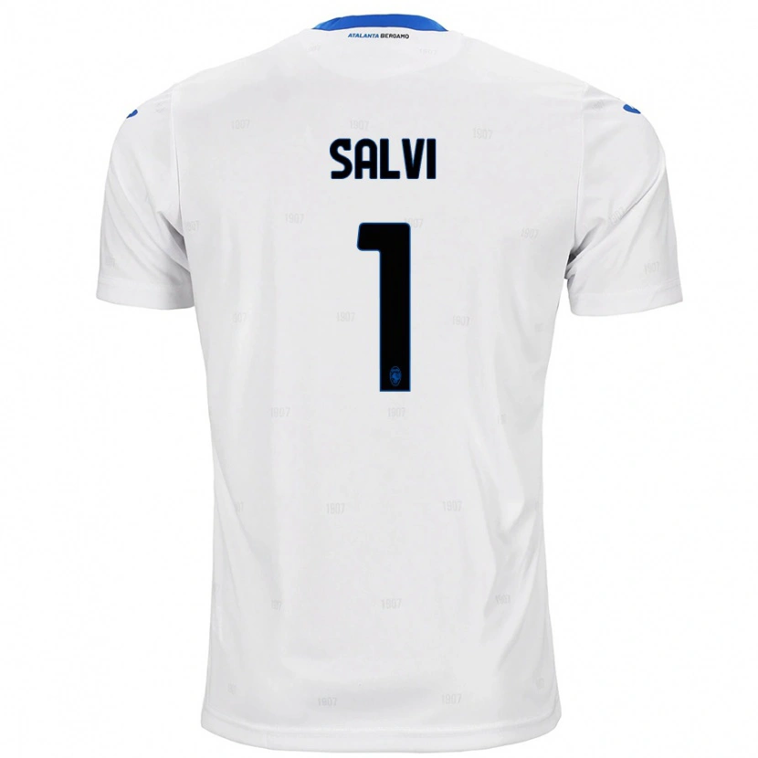 Danxen Enfant Maillot Margherita Salvi #1 Blanc Tenues Extérieur 2024/25 T-Shirt