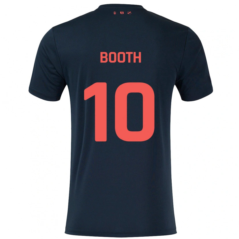 Danxen Enfant Maillot Taylor Booth #10 Noir Rouge Tenues Extérieur 2024/25 T-Shirt