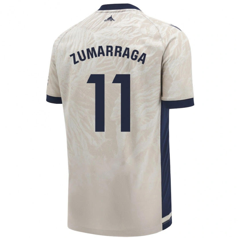 Danxen Enfant Maillot Aitana Zumárraga Garde #11 Gris Clair Tenues Extérieur 2024/25 T-Shirt