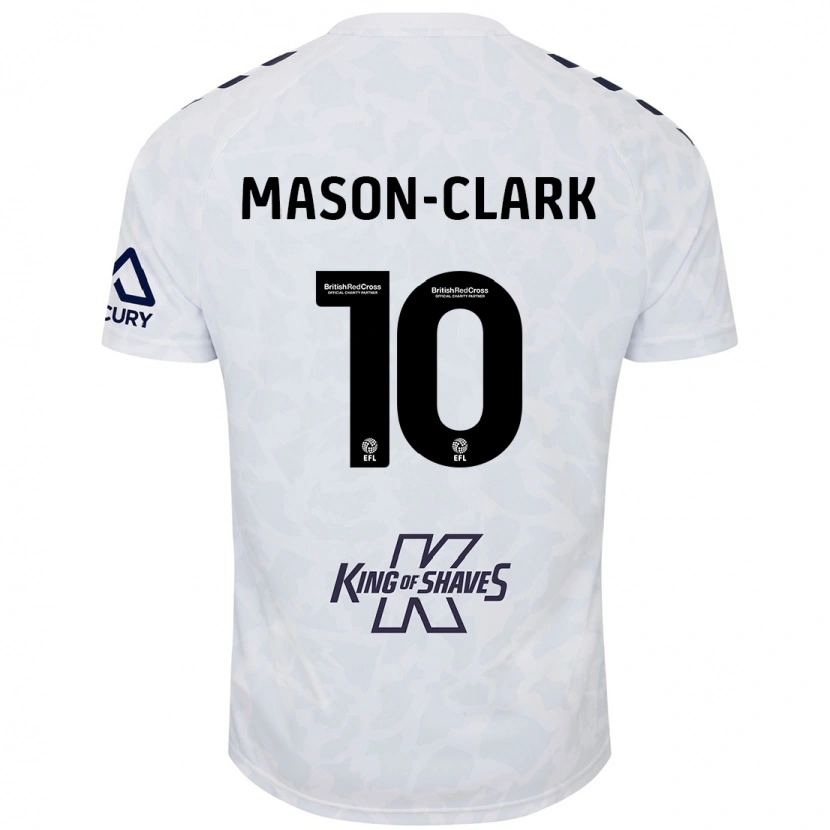 Danxen Enfant Maillot Ephron Mason-Clark #10 Blanc Tenues Extérieur 2024/25 T-Shirt
