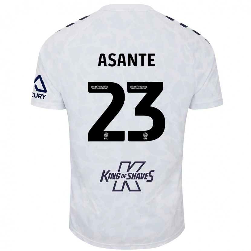 Danxen Enfant Maillot Brandon Thomas-Asante #23 Blanc Tenues Extérieur 2024/25 T-Shirt