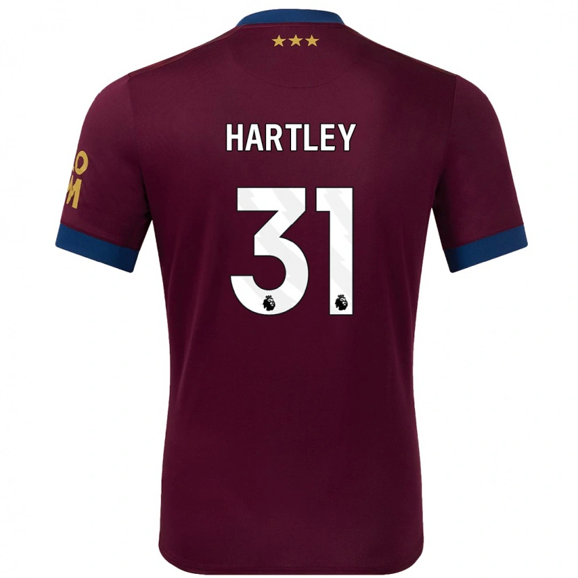 Danxen Enfant Maillot Laura Hartley #31 Marron Tenues Extérieur 2024/25 T-Shirt